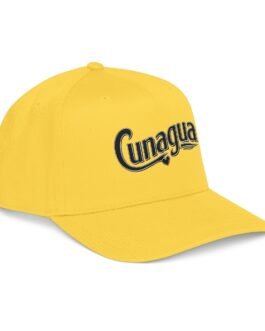 cunagua heritage cap | vintage cuban town script logo | nostalgic baseball hat for proud cunagüeros