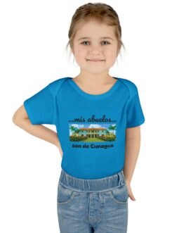my grandparents are from cunagua baby bodysuit | cuban heritage infant onesie | nostalgic family roots outfit