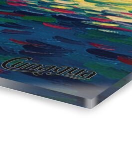 arte acrílico atardecer en cunagua