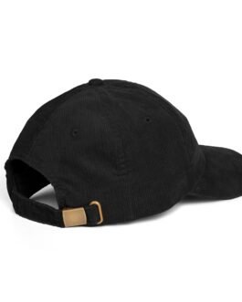 cunagua vintage corduroy cap | embroidered retro baseball hat | rustic cuban heritage hat | adjustable corduroy dad cap