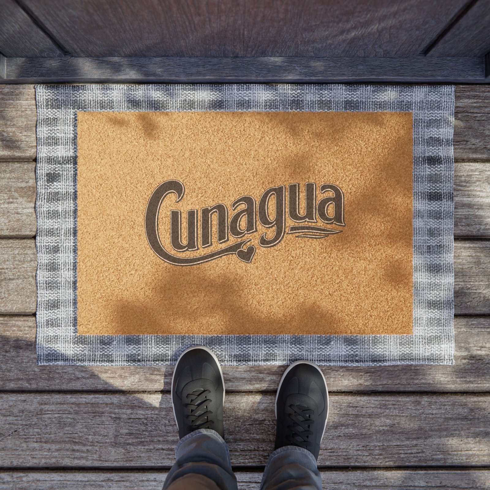 tapete de bienvenida «cunagua» — siente el orgullo de casa desde la entrada