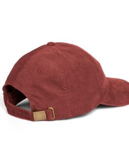 cunagua vintage corduroy cap | embroidered retro baseball hat | rustic cuban heritage hat | adjustable corduroy dad cap