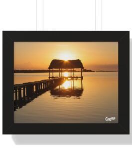 Póster Atardecer en el Muelle de Cunagua