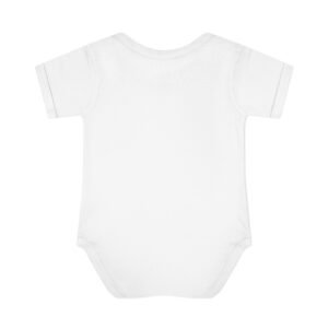 cunagua infant bodysuit | minimal baby one piece with branded script logo | soft airlume cotton jersey