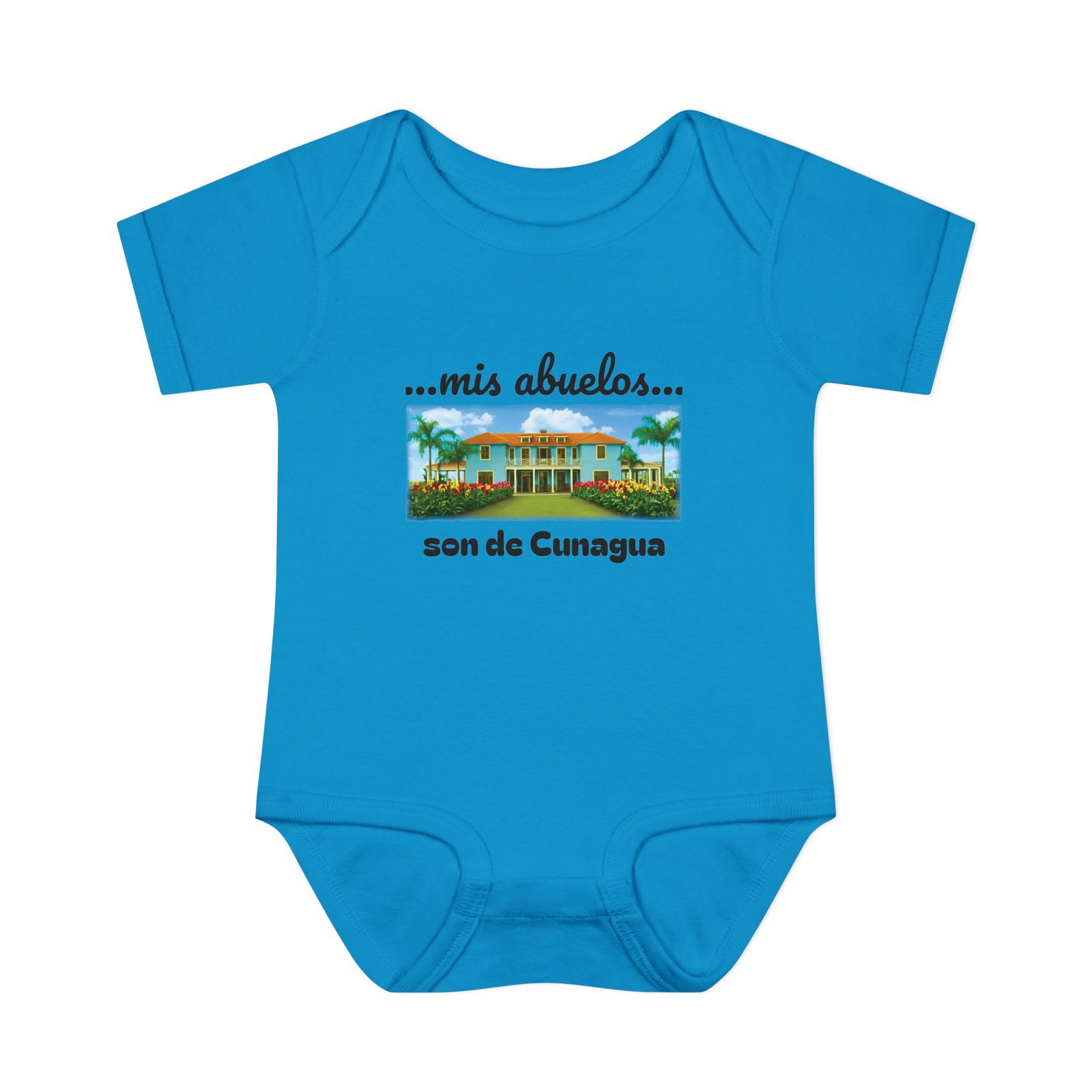 my grandparents are from cunagua baby bodysuit | cuban heritage infant onesie | nostalgic family roots outfit
