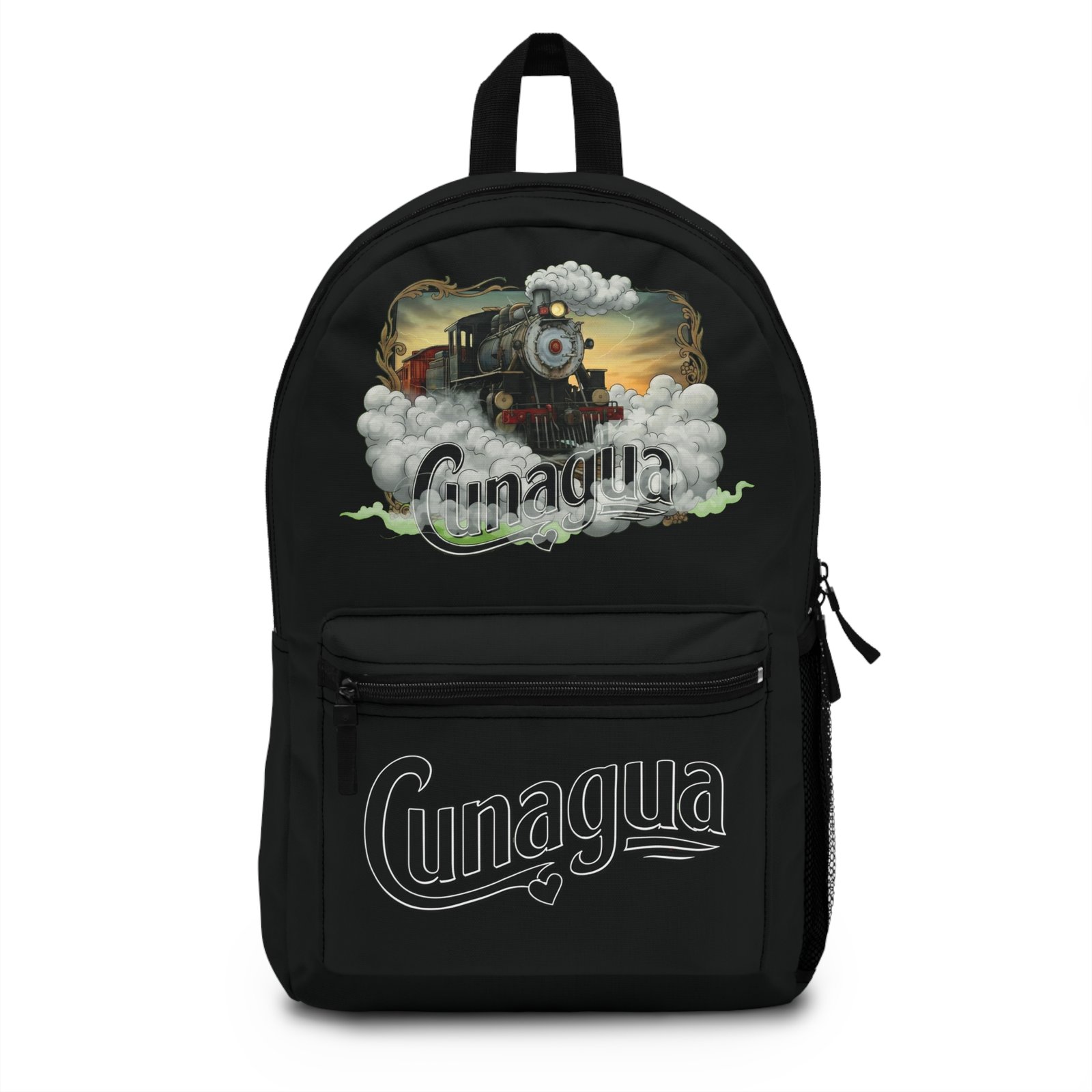 mochila "cunagua" nuestro tren de vapor vintage (ideal para viajes y clases)