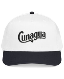 cunagua heritage cap | vintage cuban town script logo | nostalgic baseball hat for proud cunagüeros