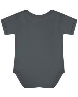 cunagua infant bodysuit | minimal baby one piece with branded script logo | soft airlume cotton jersey