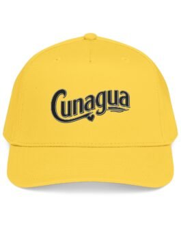 cunagua heritage cap | vintage cuban town script logo | nostalgic baseball hat for proud cunagüeros