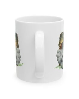 taza de cerámica tren de vapor vintage (11 oz, 15 oz)