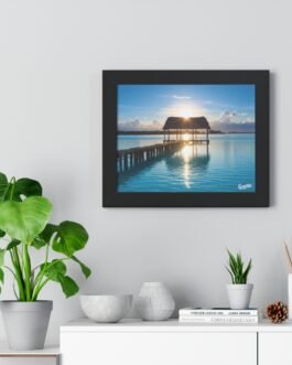 Póster Muelle de Cunagua | Atardecer Nostálgico