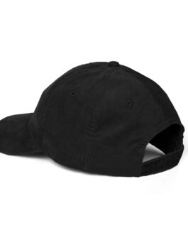 cunagua vintage corduroy cap | embroidered retro baseball hat | rustic cuban heritage hat | adjustable corduroy dad cap