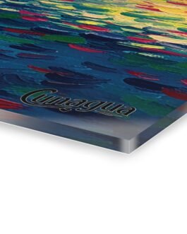 arte acrílico atardecer en cunagua