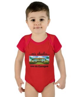 my grandparents are from cunagua baby bodysuit | cuban heritage infant onesie | nostalgic family roots outfit