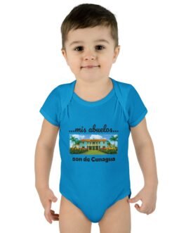my grandparents are from cunagua baby bodysuit | cuban heritage infant onesie | nostalgic family roots outfit