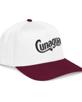 cunagua heritage cap | vintage cuban town script logo | nostalgic baseball hat for proud cunagüeros