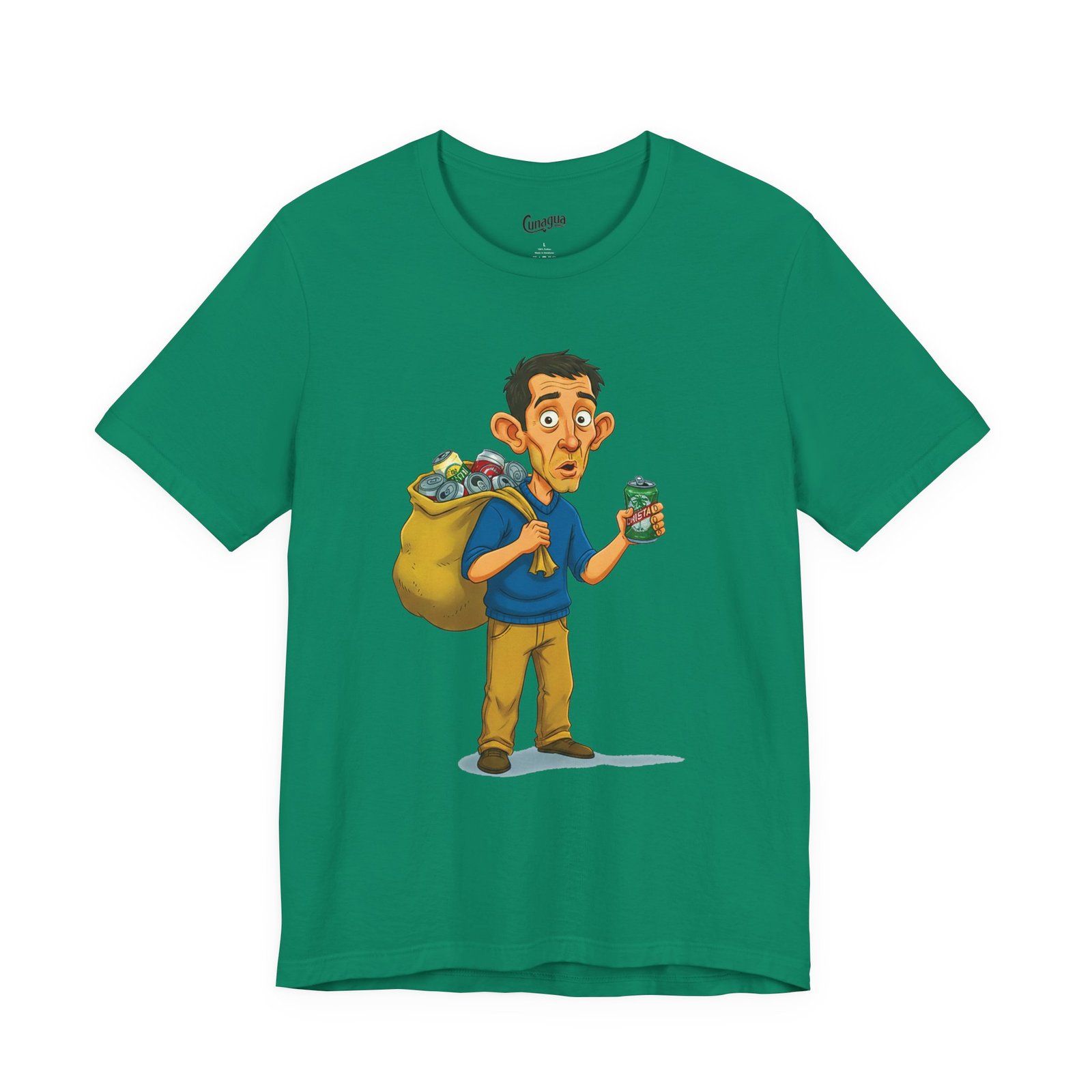 playful village character t shirt | humorous cartoon tee with mischievous charm | quirky illustrated pullover