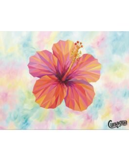 Lienzo Decorativo Hibisco Radiante