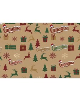 Papel de Regalo Kraft – Edición Cunagua Navidad