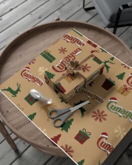 papel de regalo kraft edición cunagua navidad